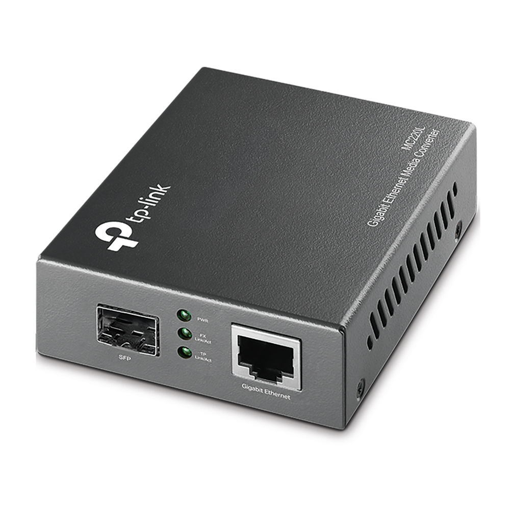 TP-Link MC220L Fibermedieomformer Gigabit Ethernet