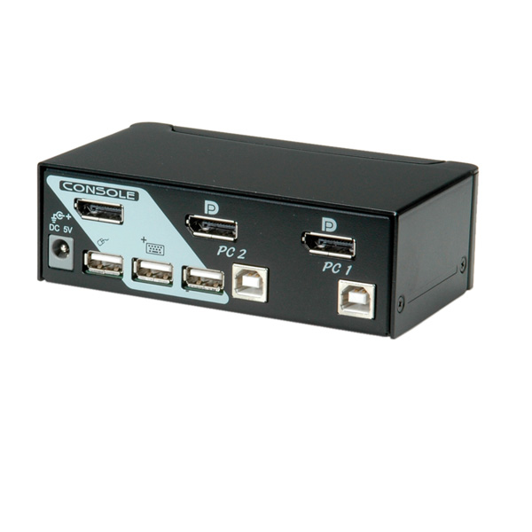 ROLINE KVM-/USB-Switch - 2 x KVM / USB - 1 lokaler Benutzer, Ansicht 2