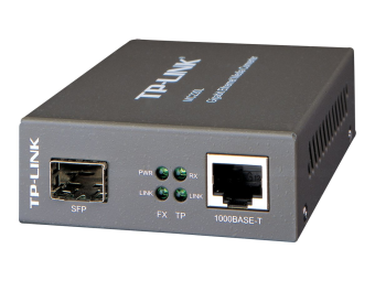 TP-LINK MC220L - Medienkonverter - 1GbE - 1000Base-LX 1000Base-SX 1000Base-LH - RJ-45  SFP (mini-GBIC)
