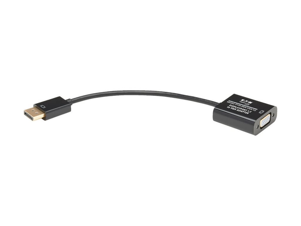 Eaton P134-06N-VGA-V2 Aktiver DisplayPort-auf-VGA-Aktiv-Adapter-Videokonverter - DP Ver 1.2 (Stecker/Buchse), Ansicht 4