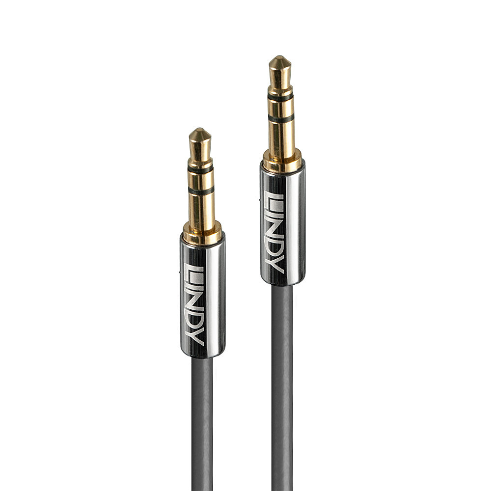 Lindy Cromo Line - Audiokabel - mini-phone stereo 3.5 mm männlich zu mini-phone stereo 3.5 mm männlich - 1 m, Ansicht 2