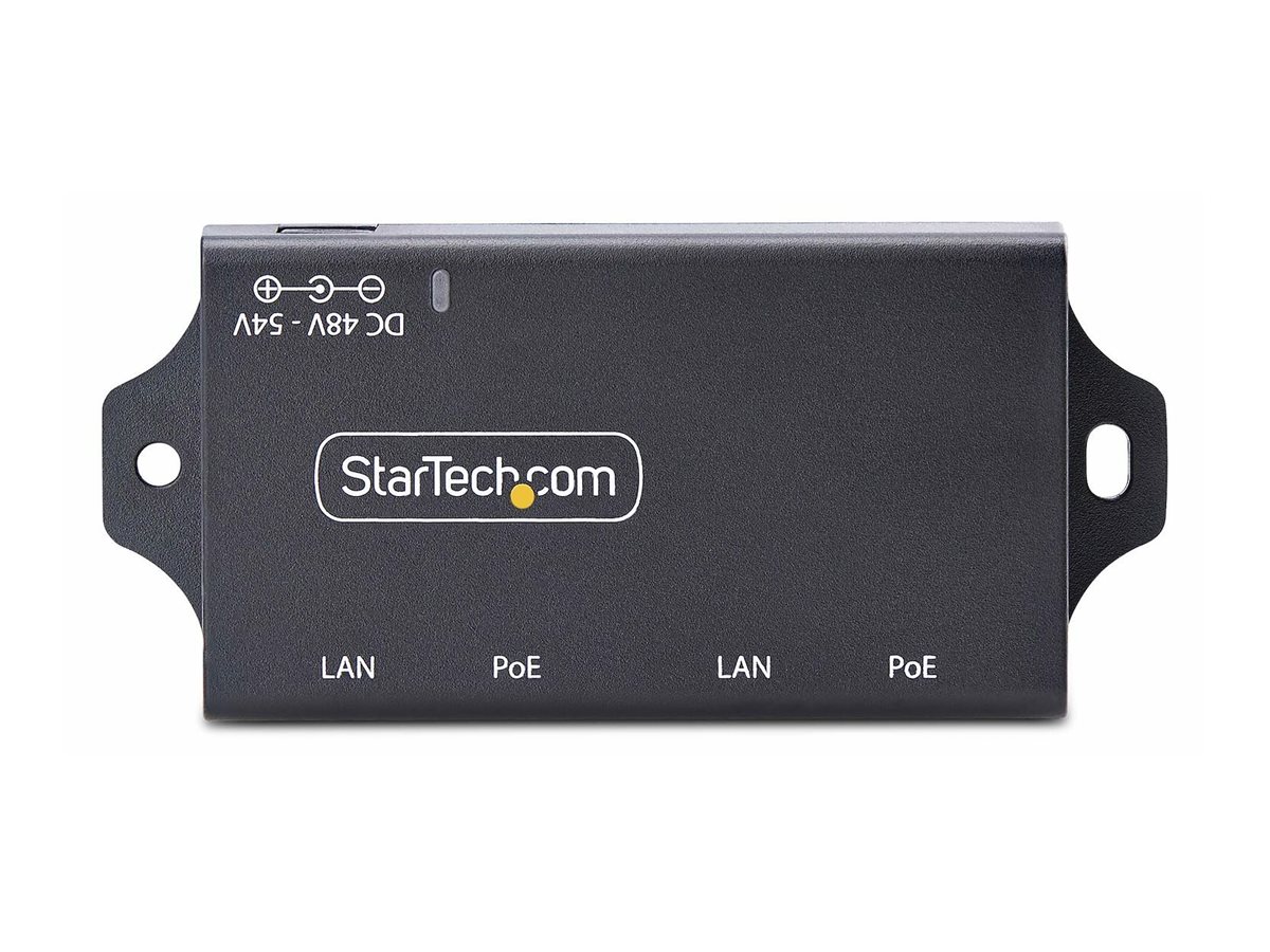 StarTech.com 2-Port Gigabit PoE+ Injector PoEPoE+ (802.3af802.3at)