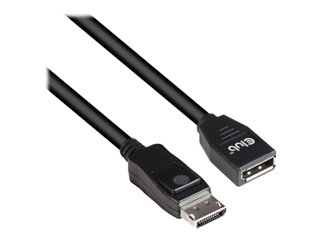 Club 3D DisplayPort-Verlängerungskabel - DisplayPort (W) - zu DisplayPort (M) eingerastet - DisplayPort 1.4 - 3 m, Ansicht 2