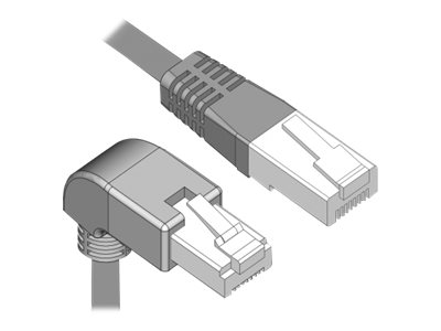 Delock Patch-Kabel - RJ-45 (M) nach unten gewinkelt zu RJ-45 (M)