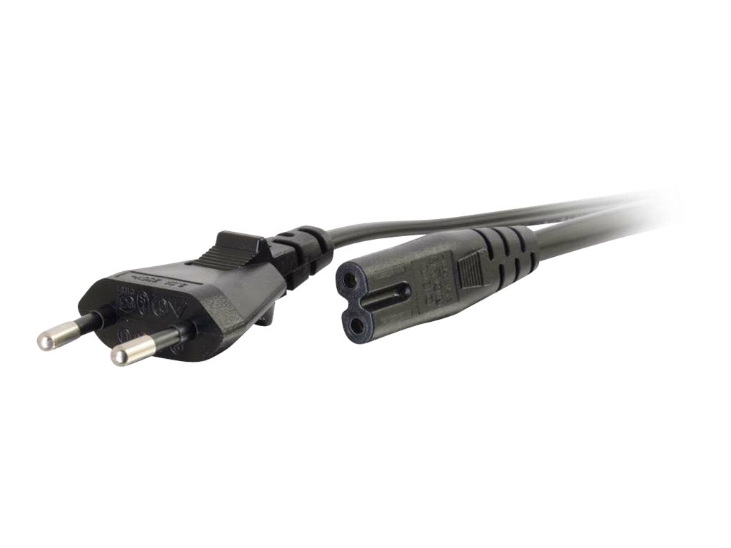 C2G Non-Polarised Power Cord - Stromkabel - power IEC 60320 C7 zu power CEE 77 (M)