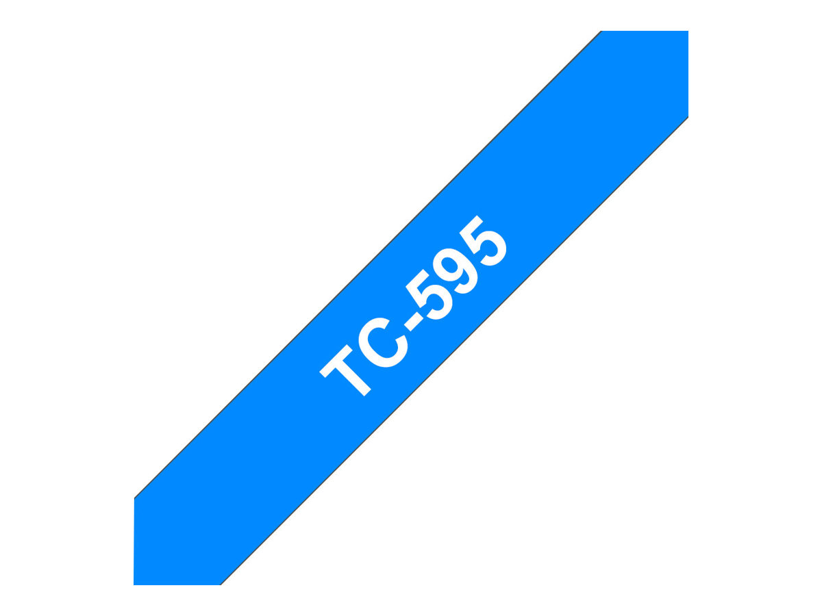 Brother TC595 - 9 mm x weiß auf blau (TC595)