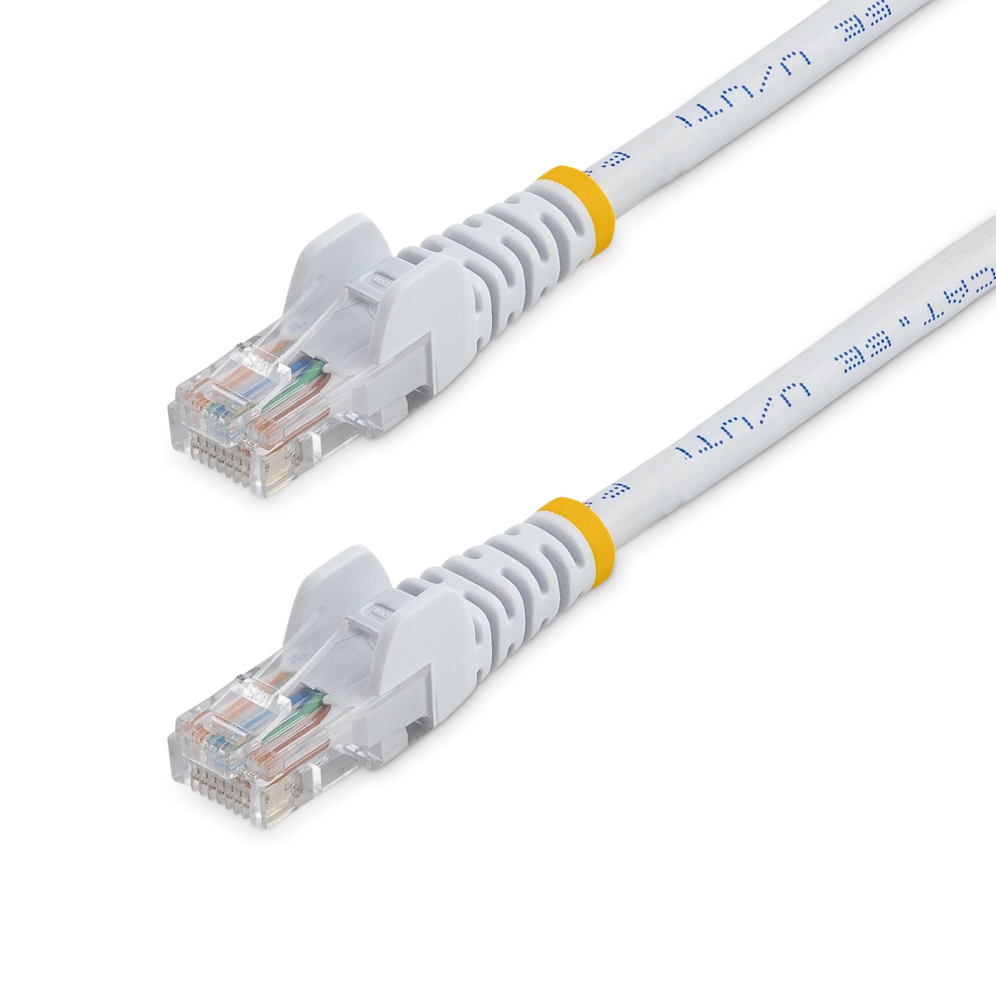 StarTech.com 10m Cat5e Ethernet Netzwerkkabel Snagless mit RJ45 - Weiß, 10 m, Cat5e, U/UTP (UTP), RJ-45, RJ-45, Weiß