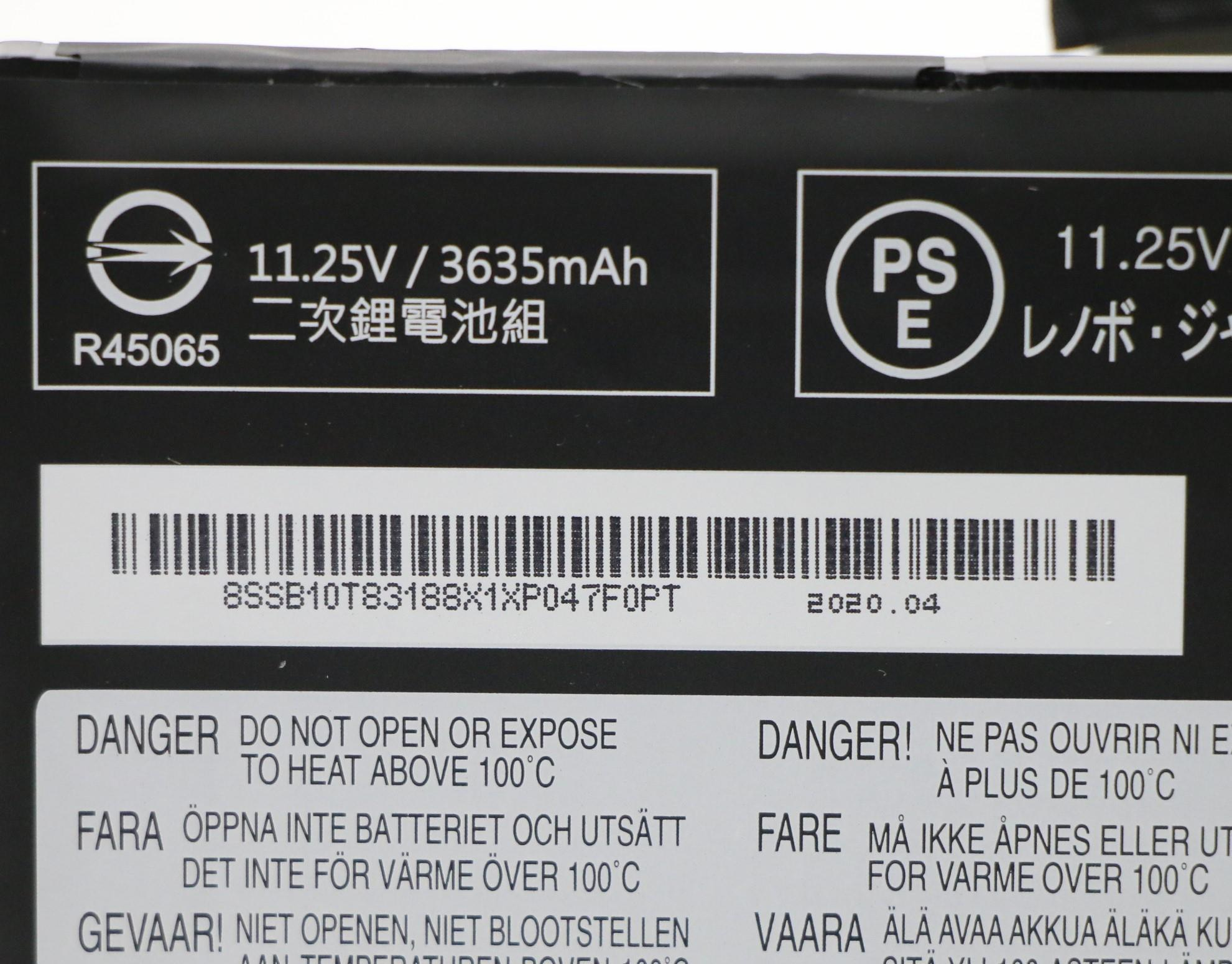 Lenovo Battery Internal 3c 42Wh LiIon SMP 5B10W13945 - Batterie - 42 mAh, Ansicht 4