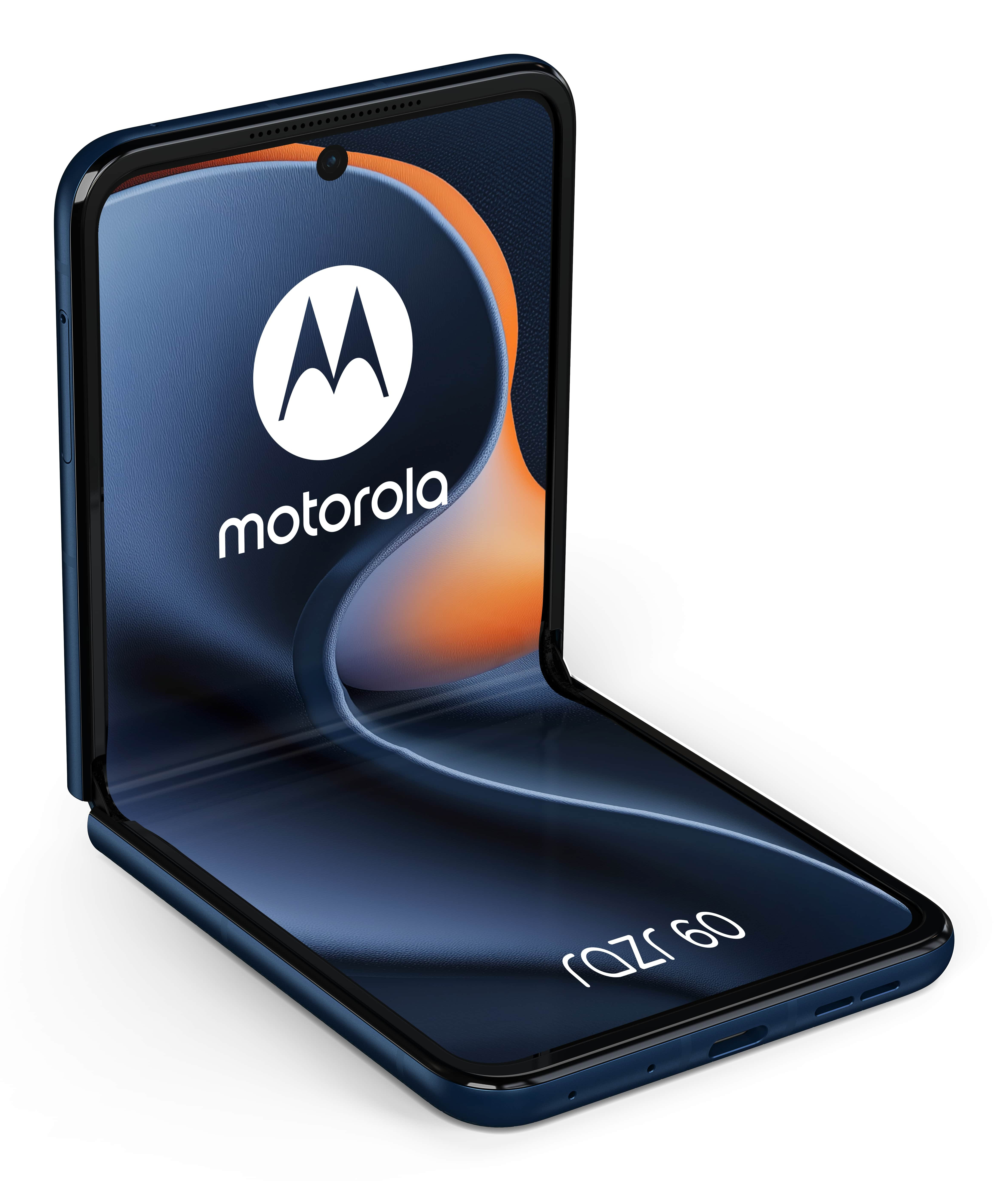 Motorola Solutions Razr 60 Dual Sim - Gibraltar Sea[Energieklasse A] - Mobiltelefon - 256 GB, Ansicht 4