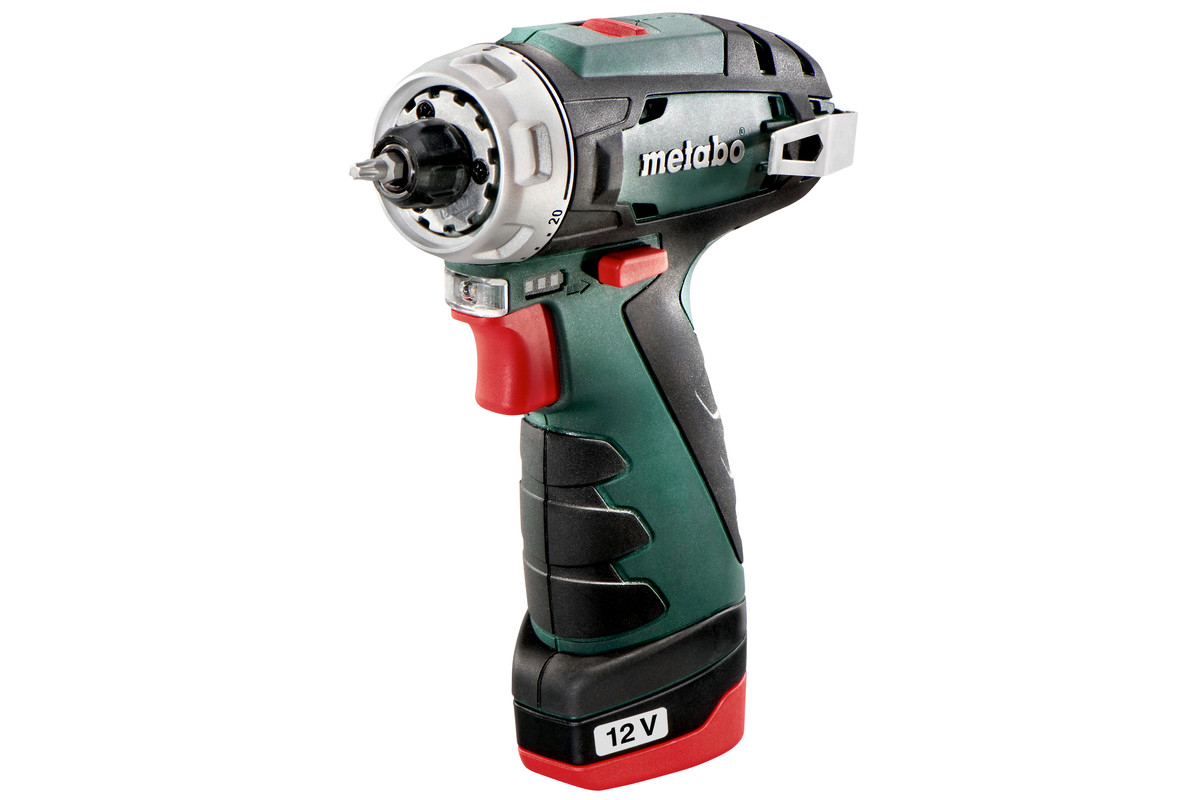 Metabo PowerMaxx BS Basic Akku-Bohrschrauber inkl. Koffer + 2 Akkus 2.0Ah, Ansicht 4