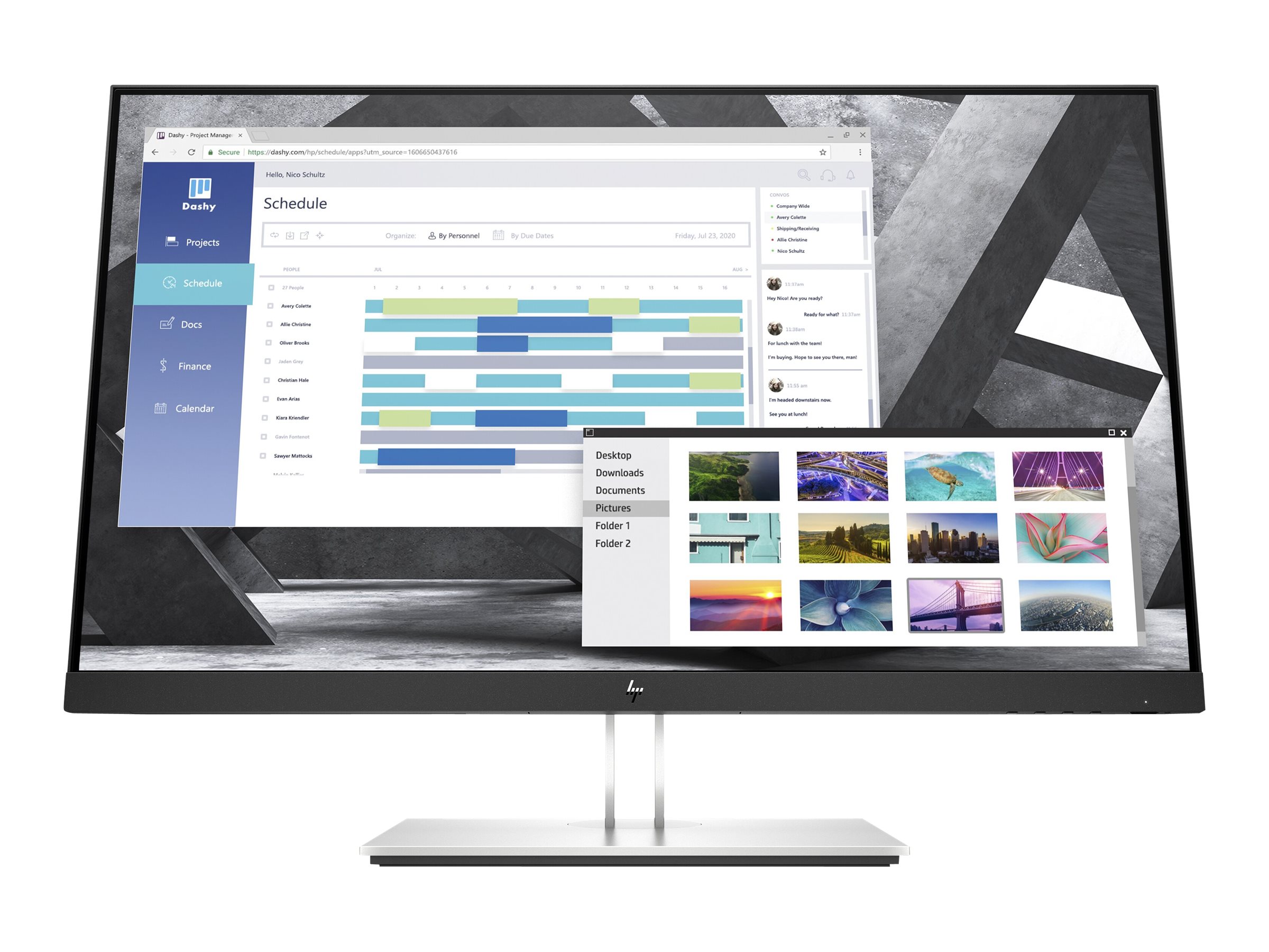HP E27q G4 - LED-Monitor - 68.6 cm (27) - 2560 x 1440 QHD @ 60 Hz