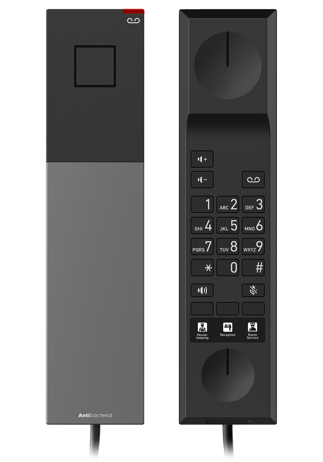 Snom HD300 - Telefon mit Schnur - Gun Metal Black, Ansicht 3