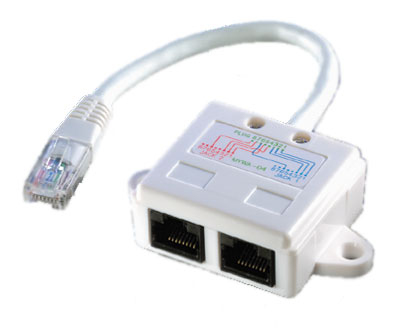 VALUE T-Adapter - Netzwerk-Splitter - RJ-45 (M), Ansicht 2
