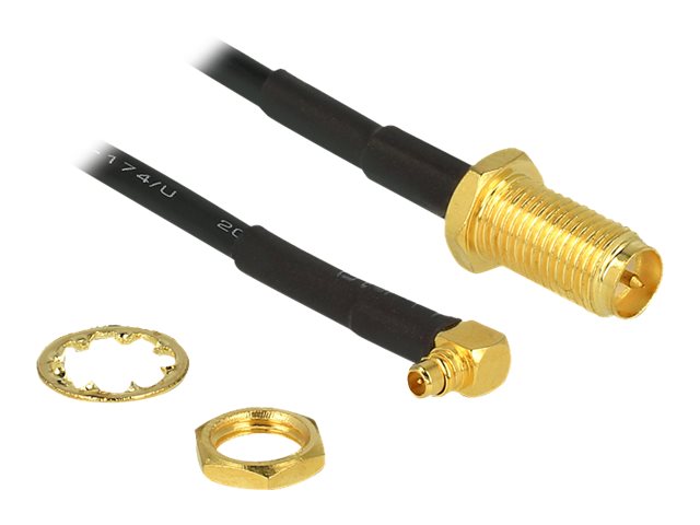 Delock Antennenkabel - MMCX Stecker zu RP-SMA Stecker