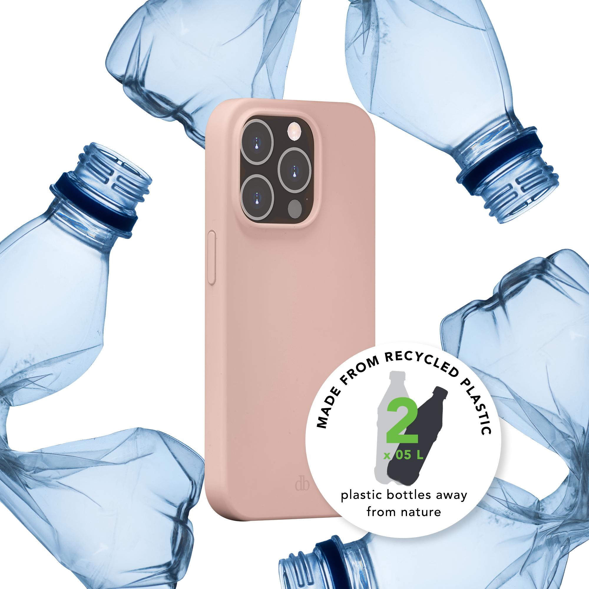 dbramante1928 Monaco - Hintere Abdeckung für Mobiltelefon - pink, sand iPhone 14, Ansicht 4