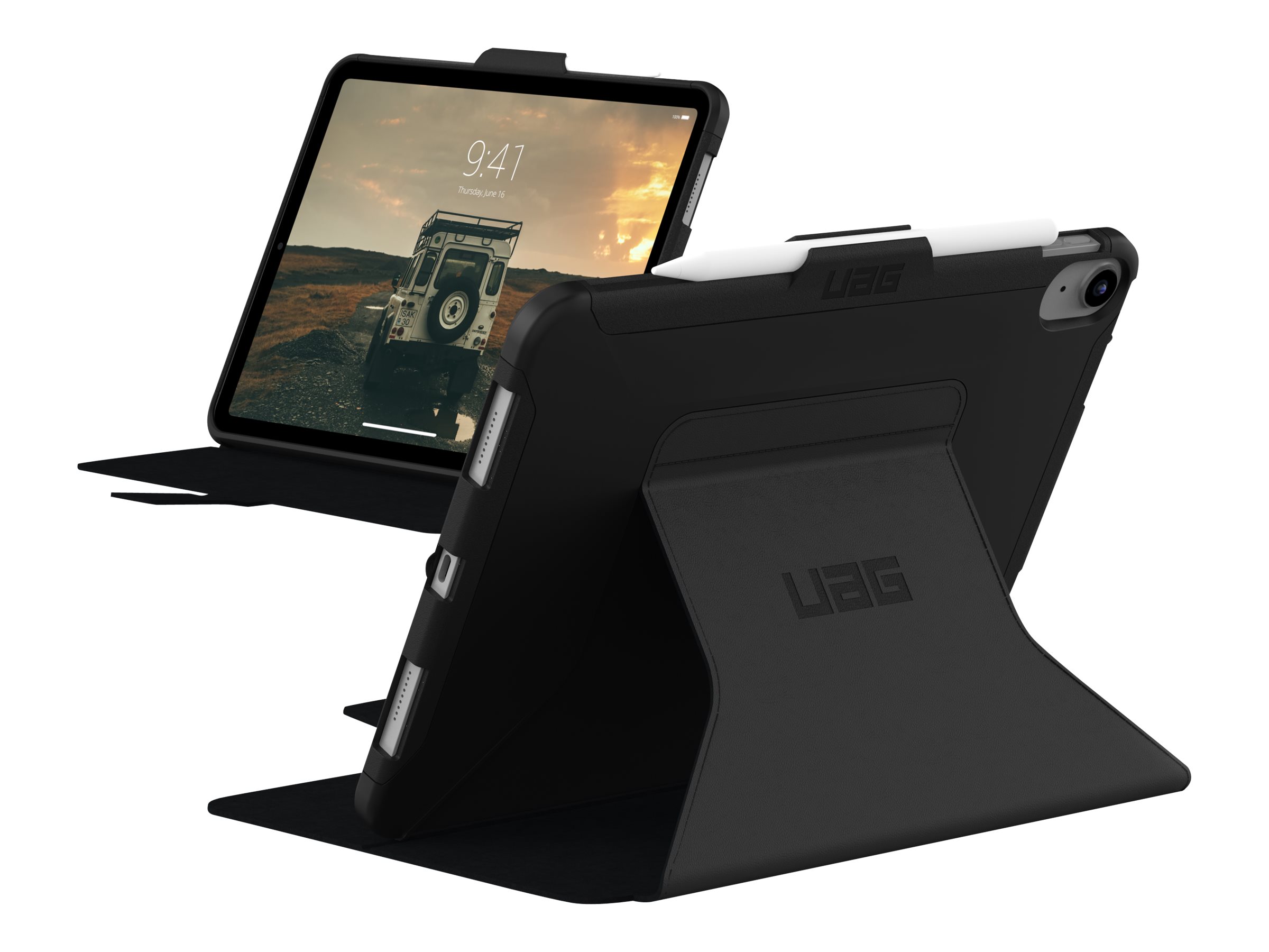 Urban Armor Gear UAG Rugged Case for iPad 10.9 (10th Gen, 2022) - Scout Folio Black - Bildschirmschutz für Tablet, Ansicht 4