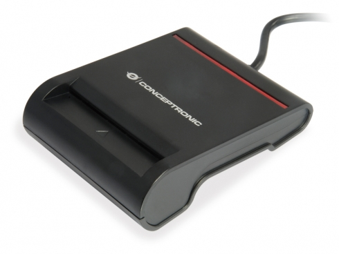 Conceptronic SCR01B - SmartCard-Leser - USB 2.0, Ansicht 2
