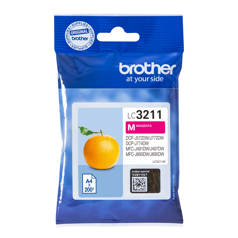 Brother LC3211M, Magenta, 1 Stück(e), 200 Seiten, Einzelpackung