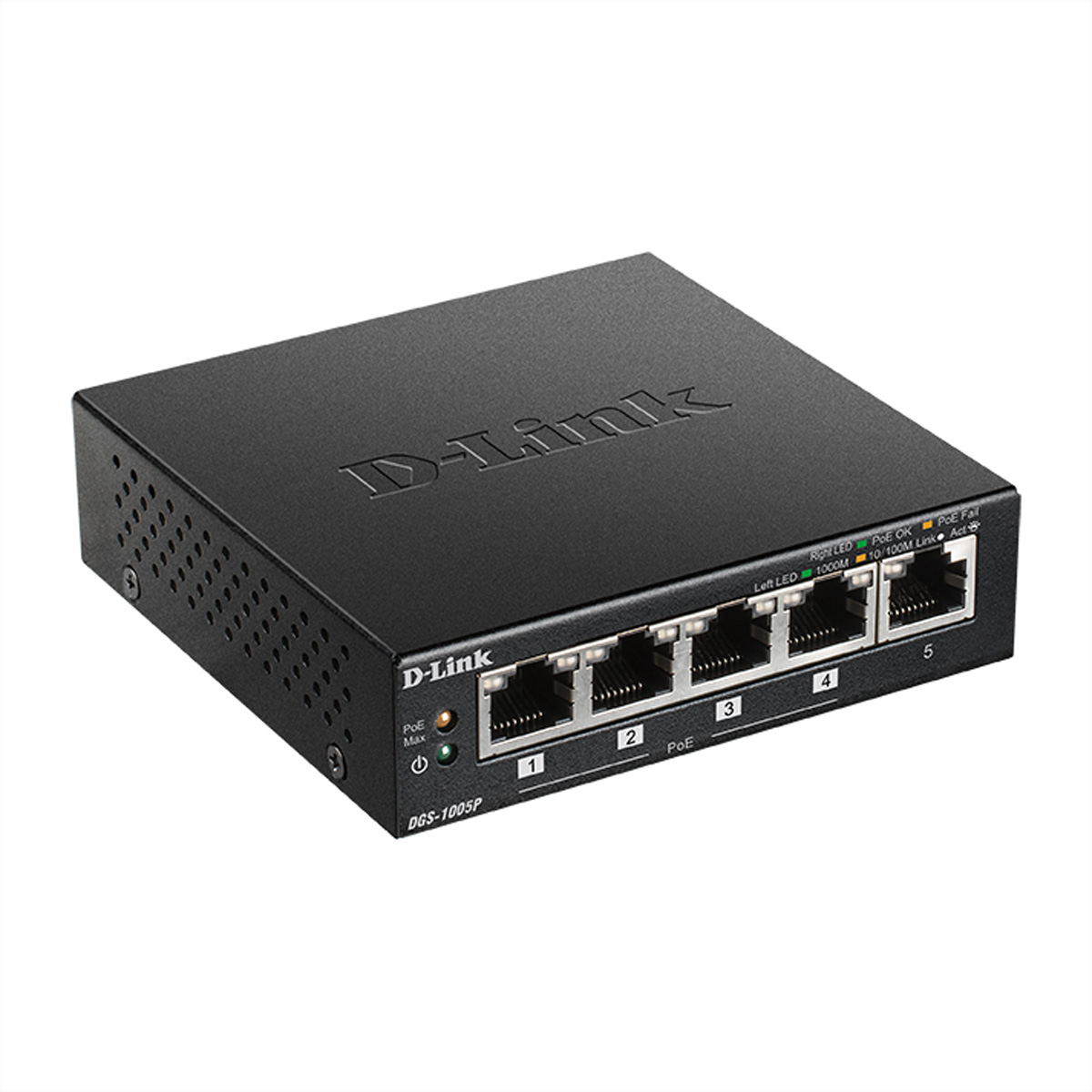 D-Link DGS-1005P Desktop PoE+ Switch DGS 1005P - Switch - WLAN