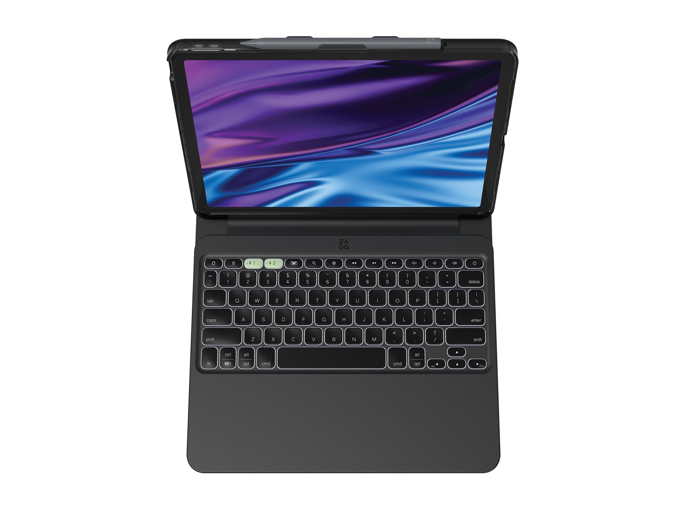 ZAGG Pro Keys 2 - Tastatur und Foliohülle (Folienabdeckung) - TL: Schweiz, QWERTZ, Ansicht 3
