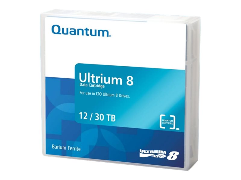 QUANTUM data cartridge LTO8 pre-labeled (MR-L8MQN-BC)