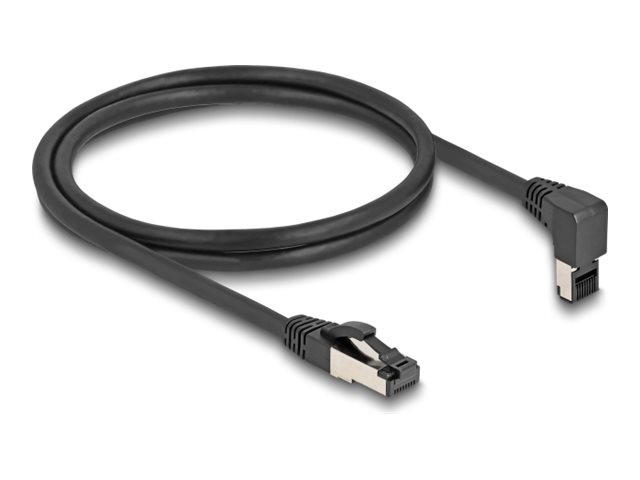 Delock Netzwerkkabel - RJ-45 (M) nach oben angewinkelt zu RJ-45 (M)