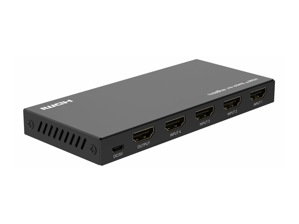 MicroConnect Switch - Fernbedienung - 4 x HDMI, Ansicht 3