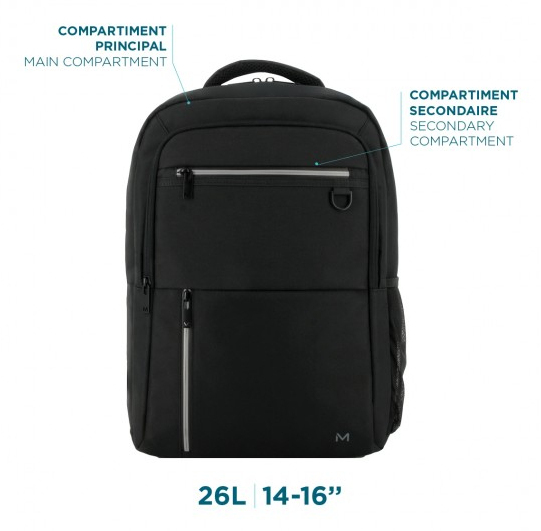 Mobilis TheOne Backpack 14-16 100% Recycled SmartLoop, Ansicht 3