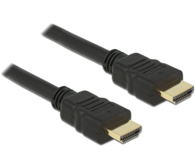 Delock 84751, 0,5 m, HDMI Typ A (Standard), HDMI Typ A (Standard), 3840 x 2160 Pixel, 10,2 Gbit/s, Schwarz