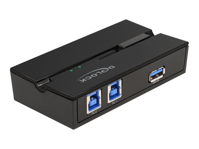 Delock USB-Umschalter für die gemeinsame Nutzung von Peripheriegeräten