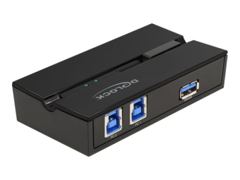 Delock USB-Umschalter für die gemeinsame Nutzung von Peripheriegeräten