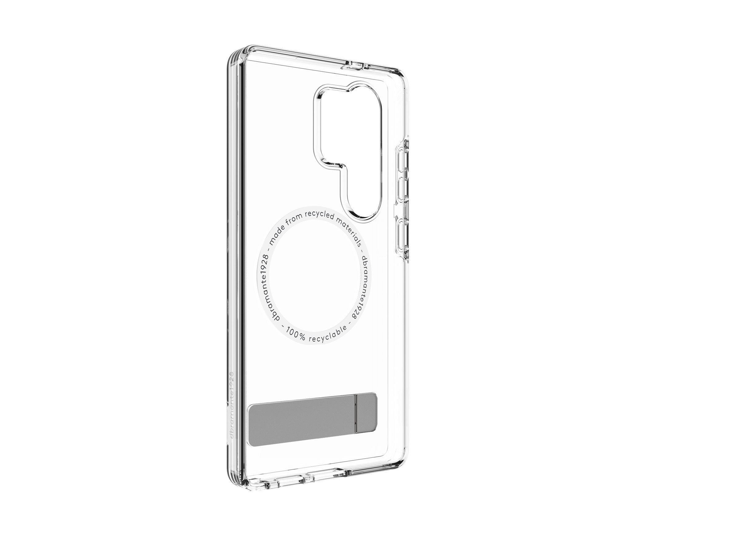 dbramante1928 Back Cover Iceland Pro Qi2 Kick Galaxy S25 Ultra Transparent, Ansicht 4
