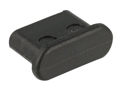 Delock Dust Cover for USB Type-C Female - Schutzumschlag - Schwarz (Packung mit 10)