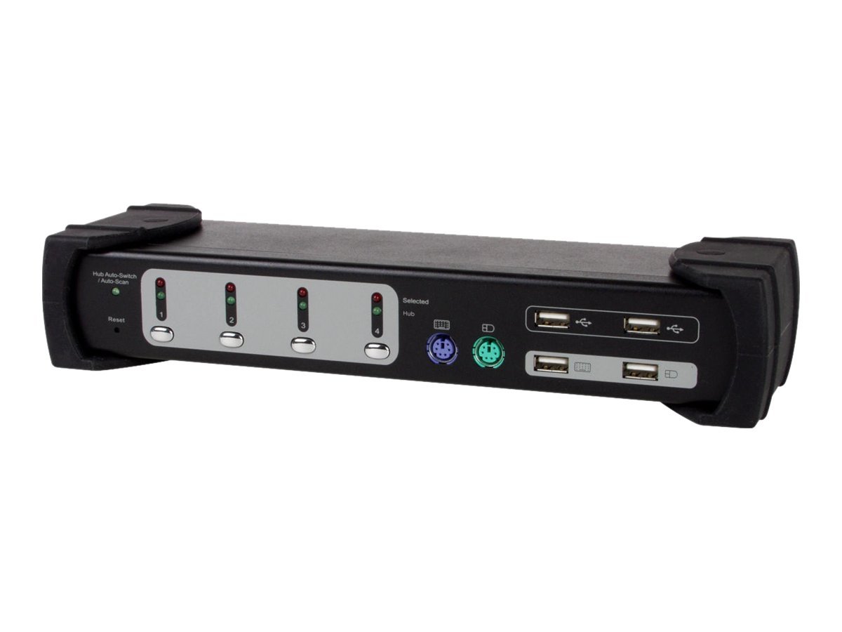 Equip Dual Monitor 4-Port Kombo KVM Switch