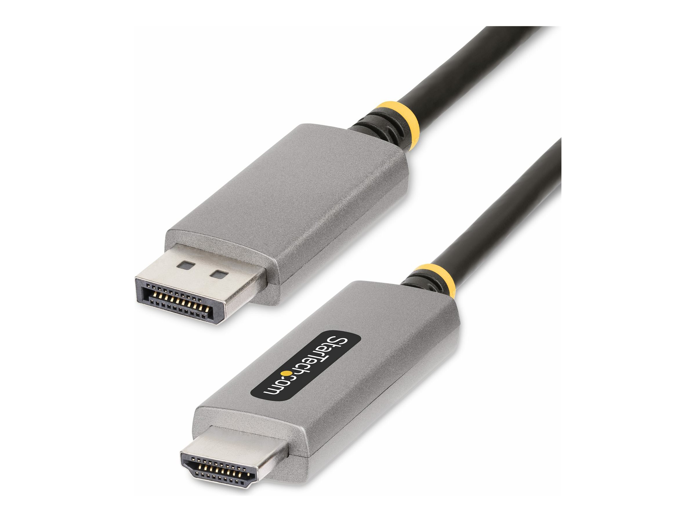 StarTech.com 6ft (2m) DisplayPort to HDMI Adapter Cable 8K 60Hz 4K 144Hz HDR10 DP 1.4 to HDMI 2.1 Active Video Converter DisplayPort Desktop to HDMI Monitor MM - DisplayPort to HDMI Cord (133DISPLAYPORTHDMI21)