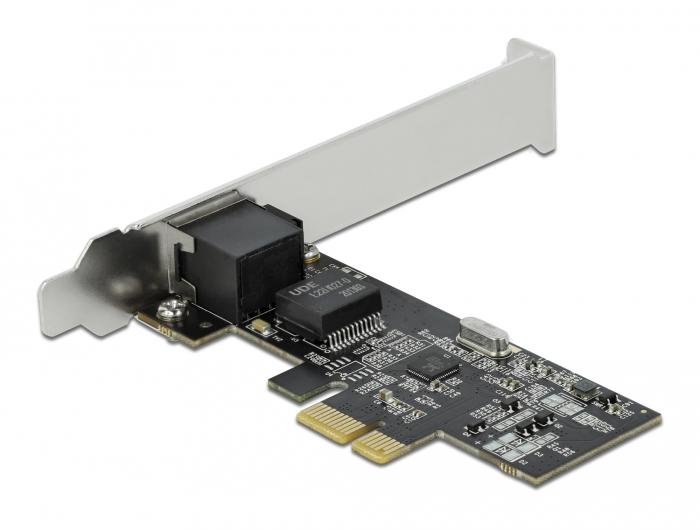 Delock PCI Express x1 Karte 1 x RJ45 2,5 Gigabit LAN RTL8125, Eingebaut, Kabelgebunden, PCI Express, Ethernet, 2500 Mbit/s