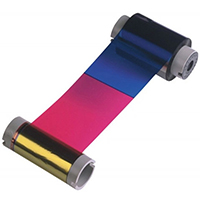 HID YMCK: Full-color ribbon with r (084051)