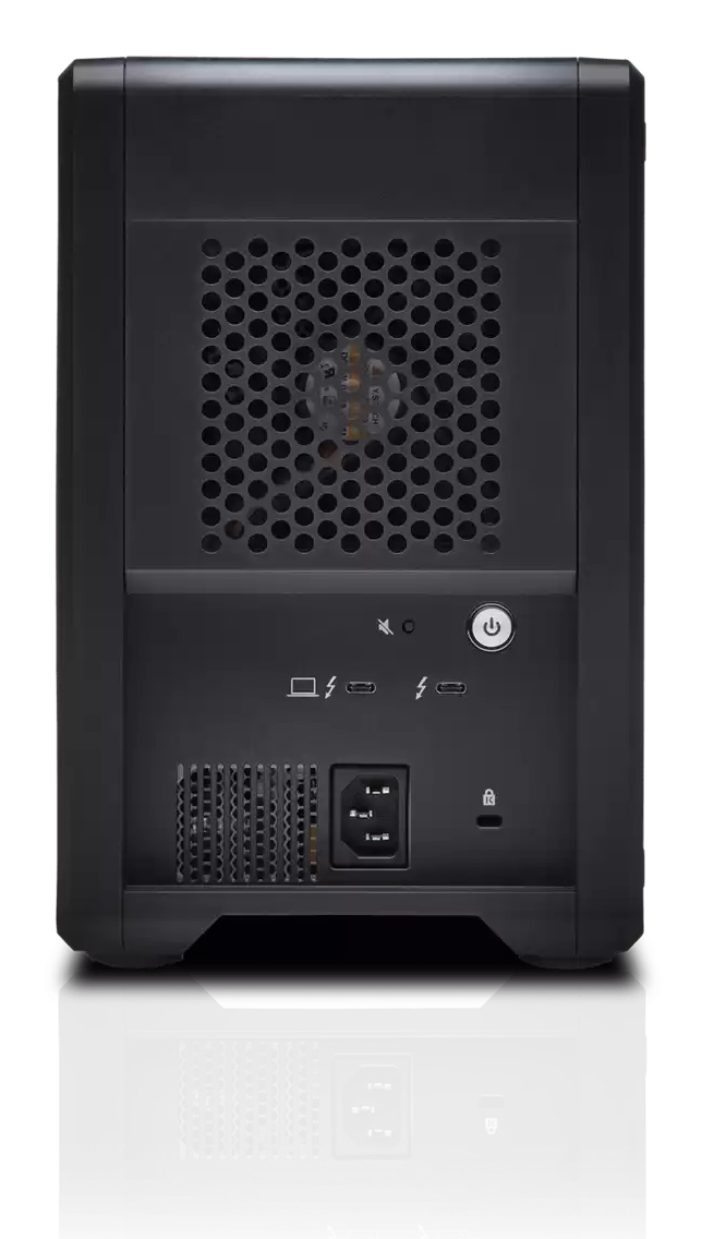 SanDisk Professional G-RAID SHUTTLE 4 - Festplatten-Array - 48 TB - 4 Schächte - HDD 12 TB x 4 - Thunderbolt 3, USB 3.2, Ansicht 2