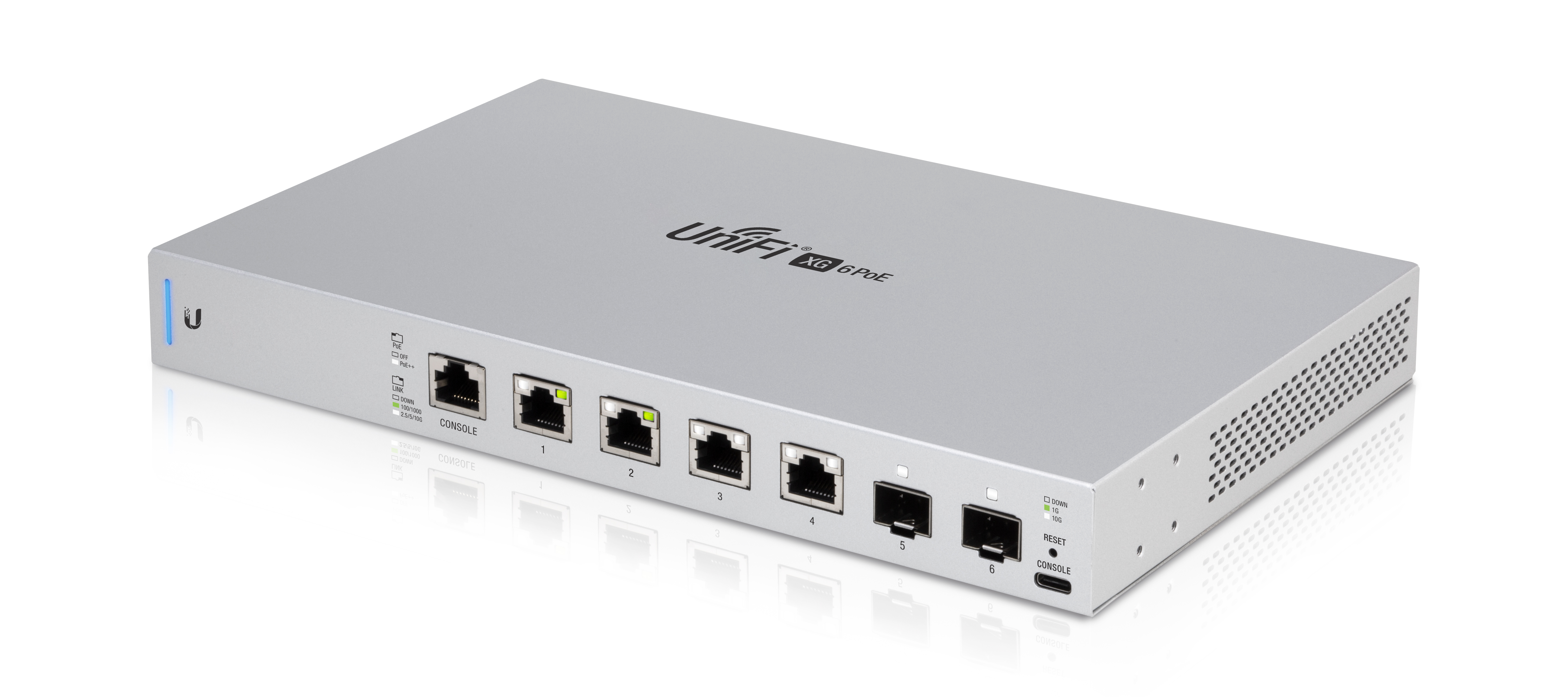 UbiQuiti UniFi Switch US-XG-6POE - Switch - managed - 4 x 100/1000/2.5G/5G/10GBase-T (PoE++), Ansicht 2