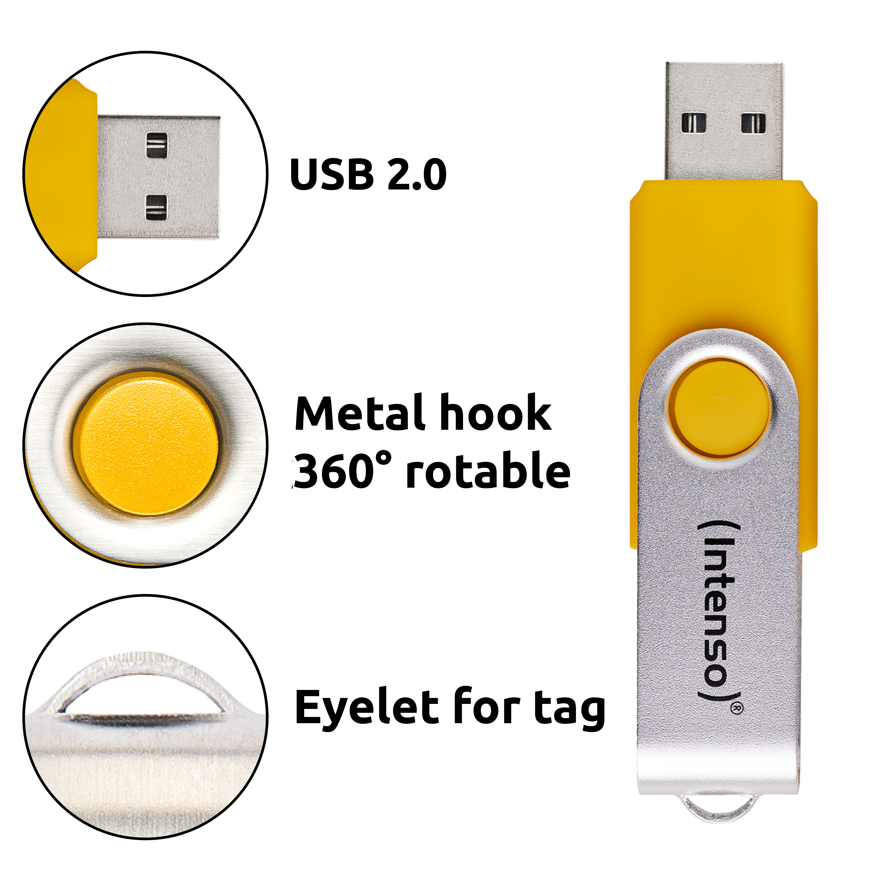 Intenso USB Stick Office Line - USB-Stick - 64 GB, Ansicht 2