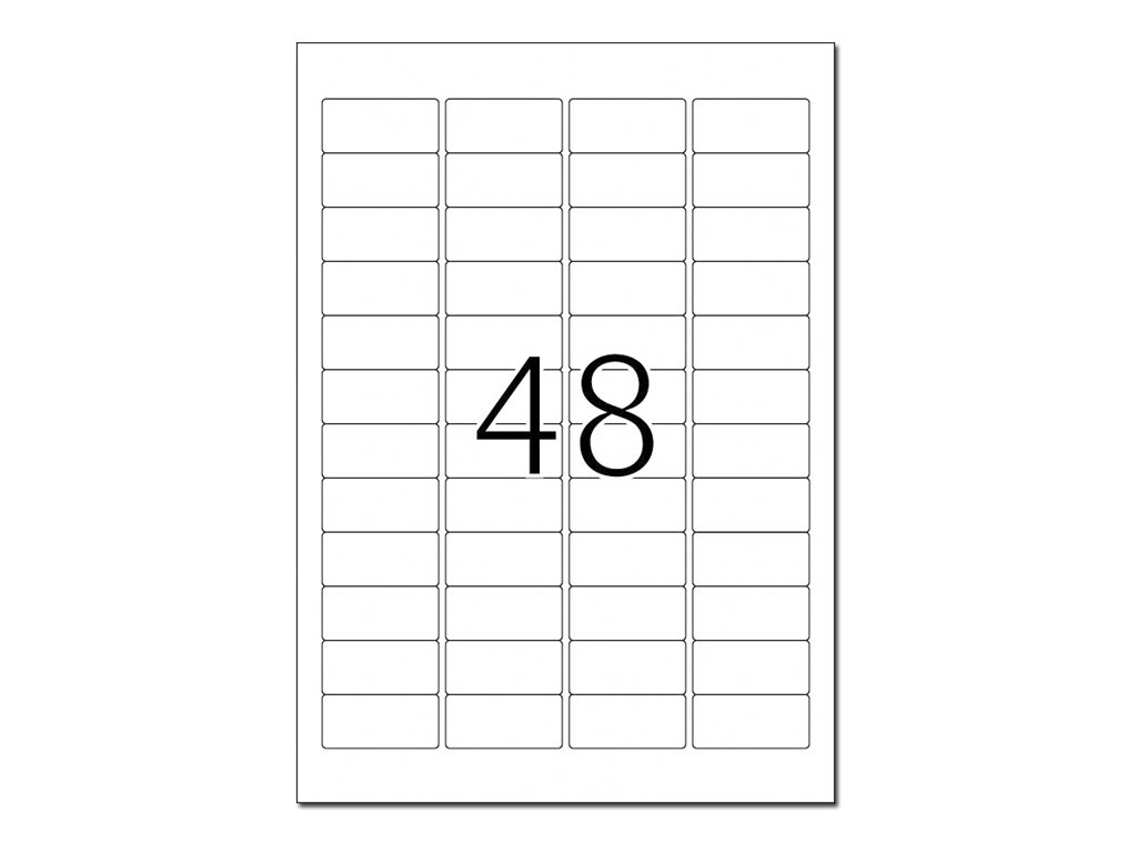 HERMA Special - Papier - matt - permanent selbstklebend - Rot - 45.7 x 21.2 mm 960 Etikett(en) (20 Bogen x 48)