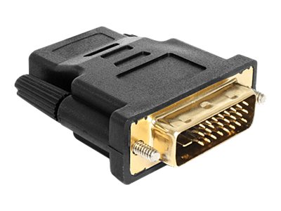 Delock Adapter DVI 24+1 pin male > HDMI female - Videoadapter - DVI-D männlich zu HDMI weiblich