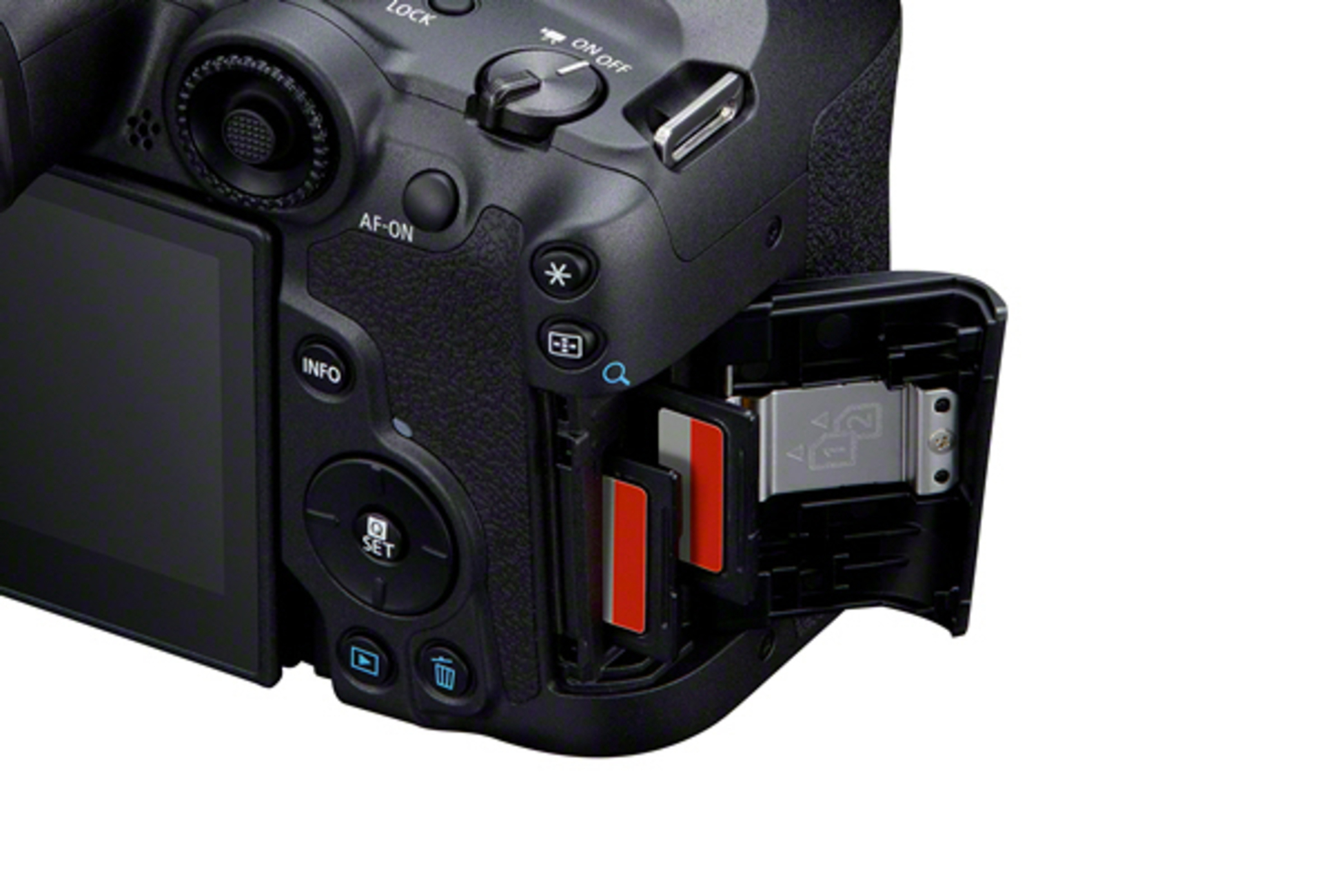 Canon EOS R7 - 32,5 MP - 6960 x 4640 Pixel - CMOS - 4K Ultra HD - 530 g - Schwarz, Ansicht 2