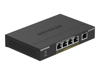 Netgear GS305PP - Switch - unmanaged - 5 x 101001000 (4 PoE)