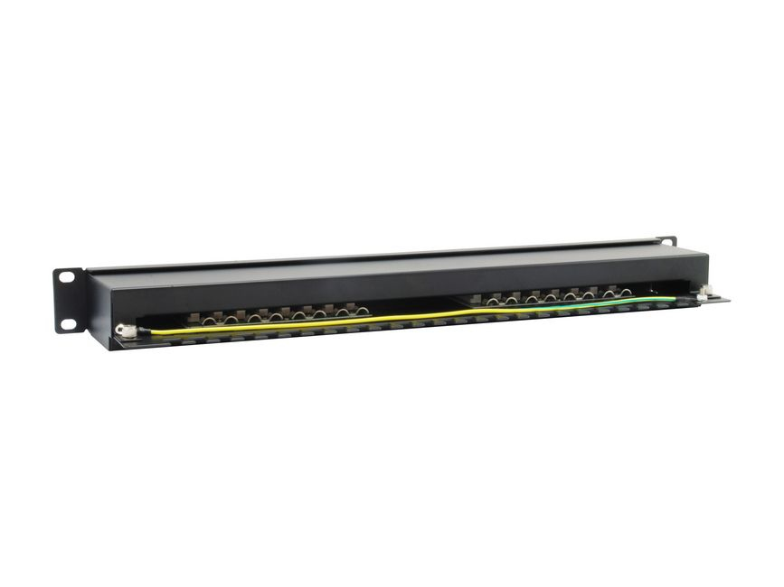 Equip Cat.6 Geschirmtes Patch Panel - Schwarz - 10/100/1000Base-T(X) - Gigabit Ethernet - 1000 Mbit/s - RJ-45 - Cat6, Ansicht 2