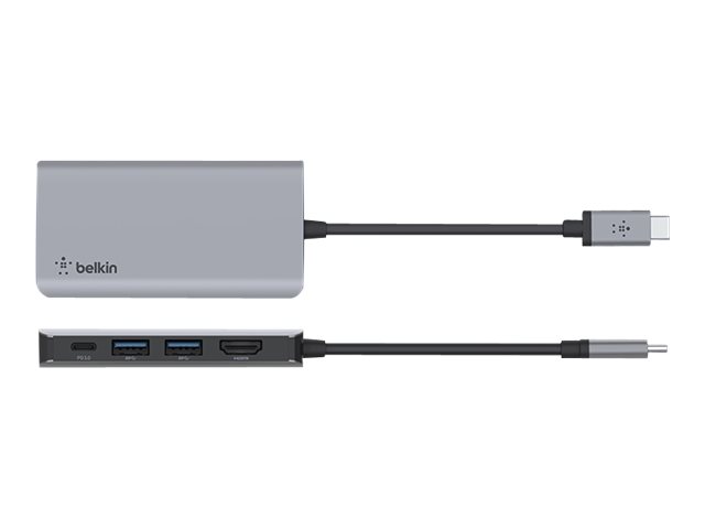 Belkin CONNECT 4-in-1 - Multiport-Hupadapter