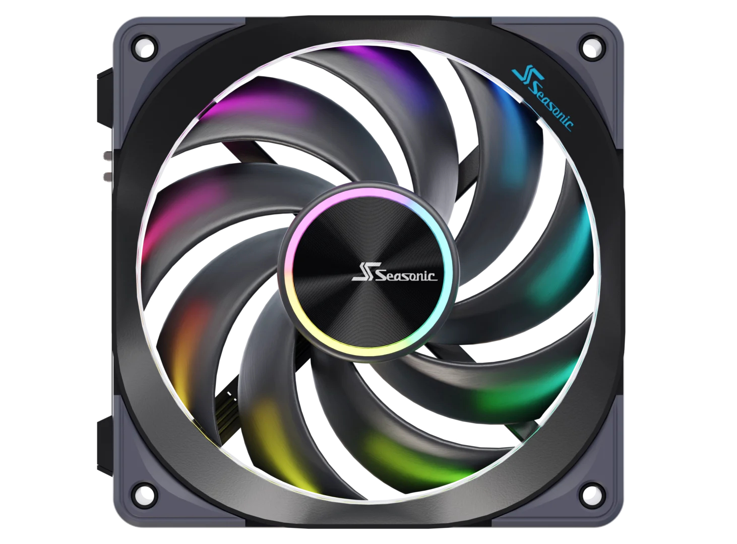 Seasonic MagFlow 1225 PWM ARGB, LED-Steuerung, 120mm, 3er-Pack, Ansicht 2