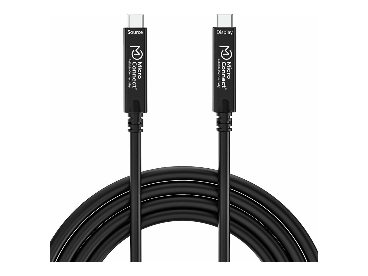 MicroConnect USB-C to cable Premium fiber Bidirectional. - Kabel - Digital/Daten, Ansicht 3