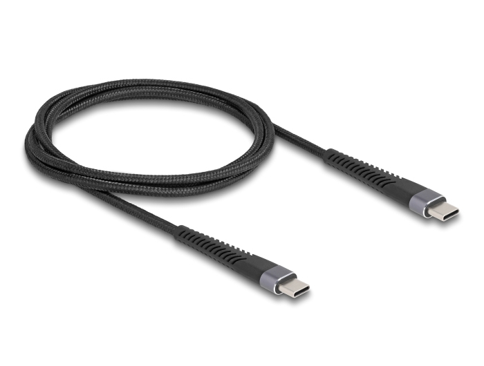 Delock USB 2.0 Kabel Type-C Stecker zu mit verlängertem Knickschutz 60 W 1 m - Kabel - Digital/Daten, Ansicht 3