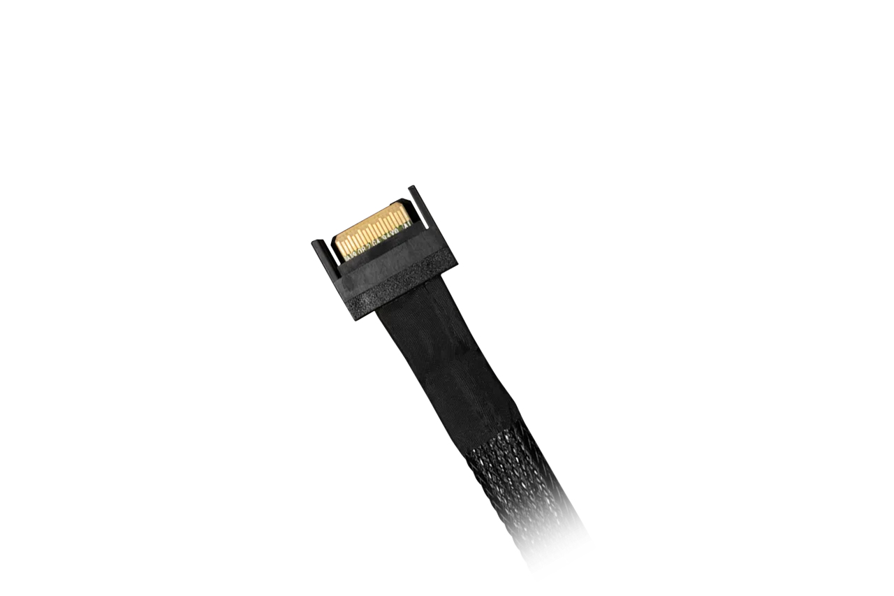 Icy Dock Kabel MCIO 8i->MCIO 8i SFF-TA-1016 schwarz - Kabel, Ansicht 2